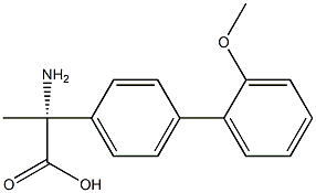 (2R)-2-AMINO-2-[4-(2-METHOXYPHENYL)PHENYL]PROPANOIC ACID Struktur