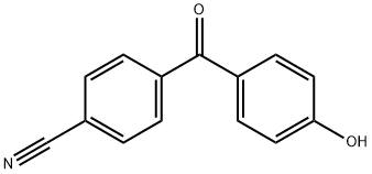 4-(4-Hydroxybenzoyl)benzonitrile Struktur