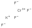 CHROMIUM POTASSIUM FLUORIDE Struktur