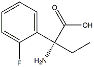 (2R)-2-AMINO-2-(2-FLUOROPHENYL)BUTANOIC ACID Struktur