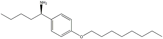 (1R)-1-(4-OCTYLOXYPHENYL)PENTYLAMINE Struktur