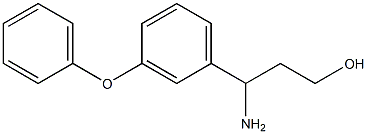 3-AMINO-3-(3-PHENOXY-PHENYL)-PROPAN-1-OL Struktur