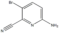 6-AMINO-3-BROMOPYRIDINE-2-CARBONITRILE Struktur