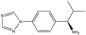 (1R)-2-METHYL-1-(4-(1,2,4-TRIAZOLYL)PHENYL)PROPYLAMINE Struktur