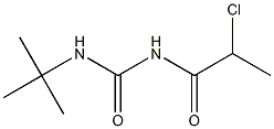 N-[(TERT-BUTYLAMINO)CARBONYL]-2-CHLOROPROPANAMIDE Struktur