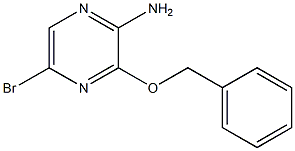 2-AMINO-3-BENZYLOXY-5-BROMOPYRAZINE Struktur