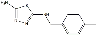 N-(4-METHYLBENZYL)-1,3,4-THIADIAZOLE-2,5-DIAMINE Struktur