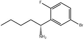 (1R)-1-(5-BROMO-2-FLUOROPHENYL)PENTYLAMINE Struktur