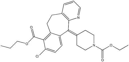 CARBOPROPOXY LORATADINE Struktur