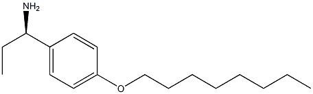 (1R)-1-(4-OCTYLOXYPHENYL)PROPYLAMINE Struktur