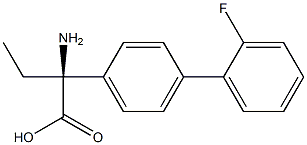 (2S)-2-AMINO-2-[4-(2-FLUOROPHENYL)PHENYL]BUTANOIC ACID Struktur