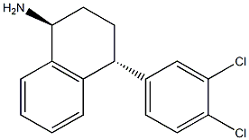 (1S,4R)-4-(3,4-DICHLOROPHENYL)-1,2,3,4-TETRAHYDRONAPHTHALEN-1-AMINE Struktur