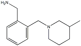 1-(2-[(3-METHYLPIPERIDIN-1-YL)METHYL]PHENYL)METHANAMINE Struktur