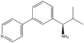 (1R)-2-METHYL-1-(3-(4-PYRIDYL)PHENYL)PROPYLAMINE Struktur