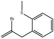 2-BROMO-3-(2-METHYLTHIOPHENYL)-1-PROPENE Struktur