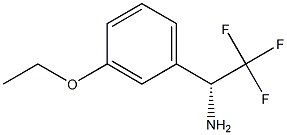 (1R)-1-(3-ETHOXYPHENYL)-2,2,2-TRIFLUOROETHYLAMINE Struktur