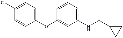 (1S)[3-(4-CHLOROPHENOXY)PHENYL]CYCLOPROPYLMETHYLAMINE Struktur