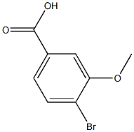 4-BROMO-3-METHOXYBENZOIC ACID Struktur