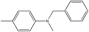 N-METHYL-N-BENZYL-P-TOLUIDINE Struktur