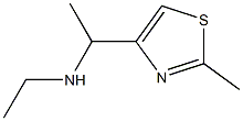 ETHYL-[1-(2-METHYL-THIAZOL-4-YL)-ETHYL]-AMINE Struktur