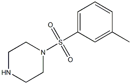 1-[(3-METHYLPHENYL)SULFONYL]PIPERAZINE Struktur