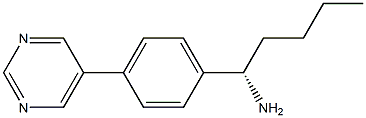 (1S)-1-(4-PYRIMIDIN-5-YLPHENYL)PENTYLAMINE Struktur