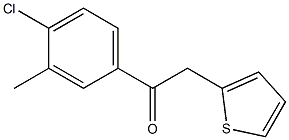 4'-CHLORO-3'-METHYL-2-THIENYLACETOPHENONE Struktur