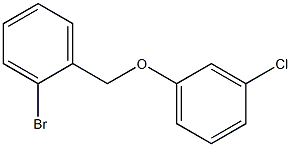 2-BROMOBENZYL-(3-CHLOROPHENYL)ETHER Struktur