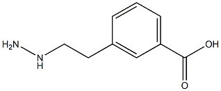 3-(2-HYDRAZINOETHYL)BENZOIC ACID Struktur