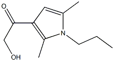 1-(2,5-DIMETHYL-1-PROPYL-1H-PYRROL-3-YL)-2-HYDROXYETHANONE Struktur