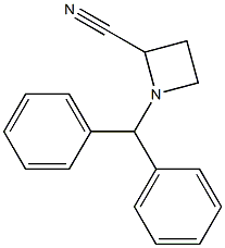 1-BENZHYDRYL-2-CYANO-AZETIDINE Struktur