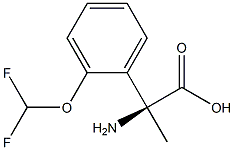 (2S)-2-AMINO-2-[2-(DIFLUOROMETHOXY)PHENYL]PROPANOIC ACID Struktur