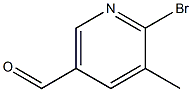 2-BROMO-5-FORMYL-3-PICOLINE Struktur