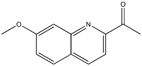 1-(7-METHOXYQUINOLIN-2-YL)ETHANONE Struktur