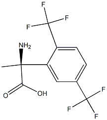 (2S)-2-AMINO-2-[2,5-BIS(TRIFLUOROMETHYL)PHENYL]PROPANOIC ACID Struktur