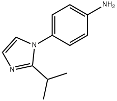 4-(2-ISOPROPYL-IMIDAZOL-1-YL)-PHENYLAMINE Struktur