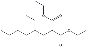 DIETHYL (2-ETHYLHEXYL)MALONATE Struktur