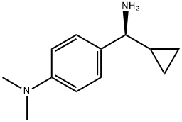 [4-((1S)AMINOCYCLOPROPYLMETHYL)PHENYL]DIMETHYLAMINE Struktur