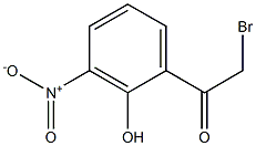 2-BROMO-1-(2-HYDROXY-3-NITROPHENYL)ETHANONE Struktur