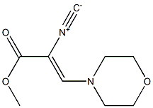 METHYL-3-(MORPHOLINO)-2-ISOCYANO-ACRYLATE Struktur