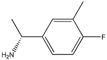 (1R)-1-(4-FLUORO-3-METHYLPHENYL)ETHYLAMINE Struktur