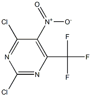 2,4-DICHLORO-5-NITRO-6-(TRIFLUOROMETHYL)PYRIMIDINE Struktur