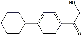 1-(4-CYCLOHEXYLPHENYL)-2-HYDROXYETHANONE Struktur