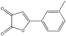 5-M-TOLYLFURAN-2,3-DIONE Struktur