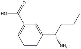 3-((1S)-1-AMINOBUTYL)BENZOIC ACID Struktur