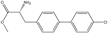 METHYL (2R)-2-AMINO-3-[4-(4-CHLOROPHENYL)PHENYL]PROPANOATE Struktur