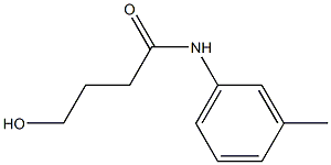 4-HYDROXY-N-(3-METHYLPHENYL)BUTANAMIDE Struktur