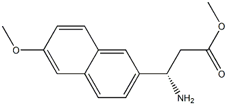 METHYL (3S)-3-AMINO-3-(6-METHOXY(2-NAPHTHYL))PROPANOATE Struktur