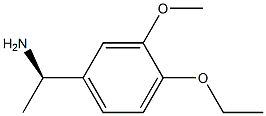 (1R)-1-(4-ETHOXY-3-METHOXYPHENYL)ETHYLAMINE Struktur