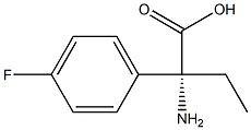 (2R)-2-AMINO-2-(4-FLUOROPHENYL)BUTANOIC ACID Struktur